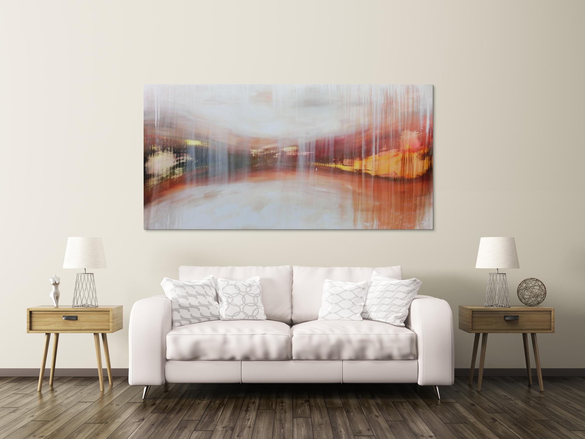 Schlichtes Acrylbild modern und abstrakt