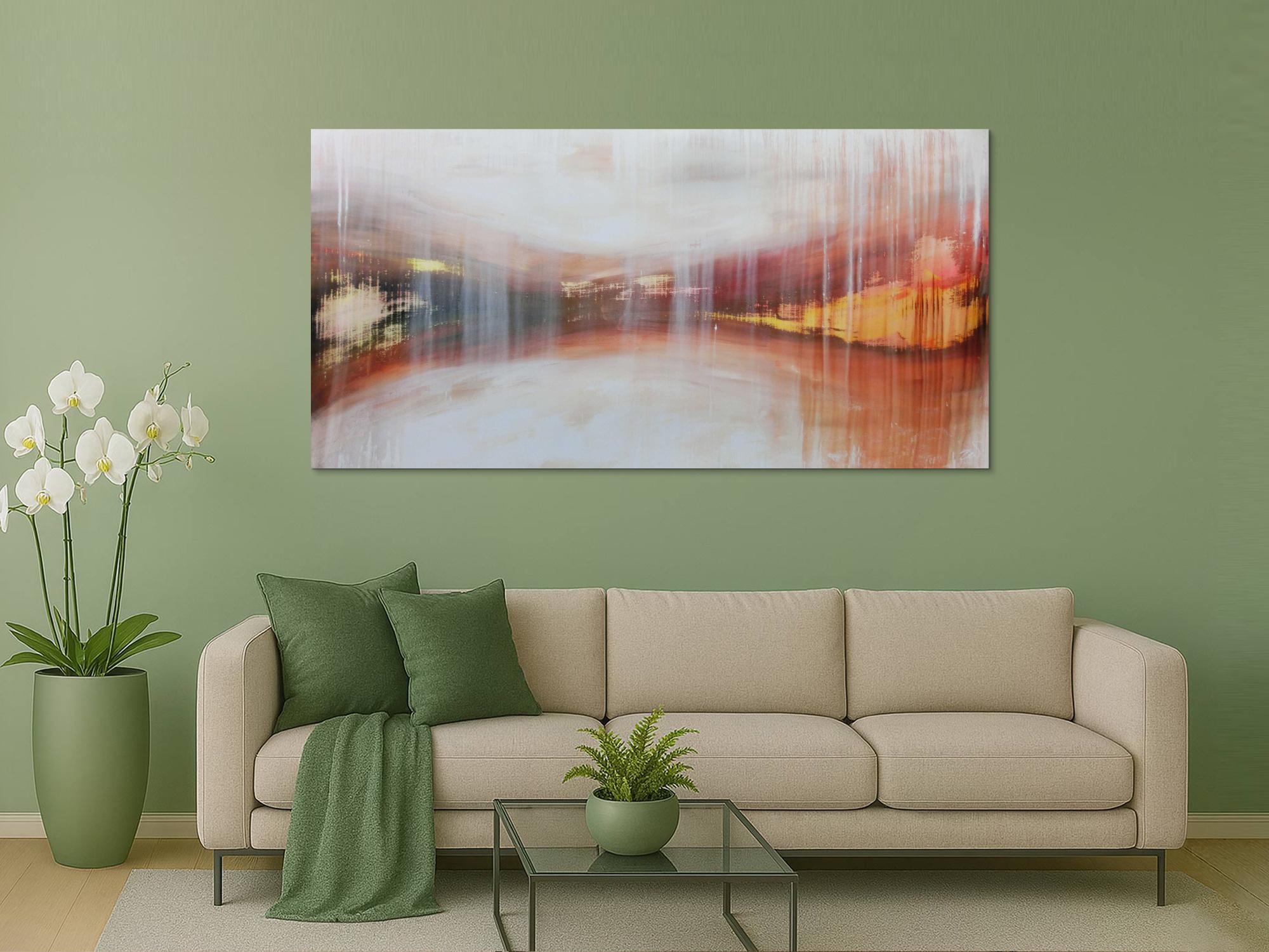 Schlichtes Acrylbild modern und abstrakt