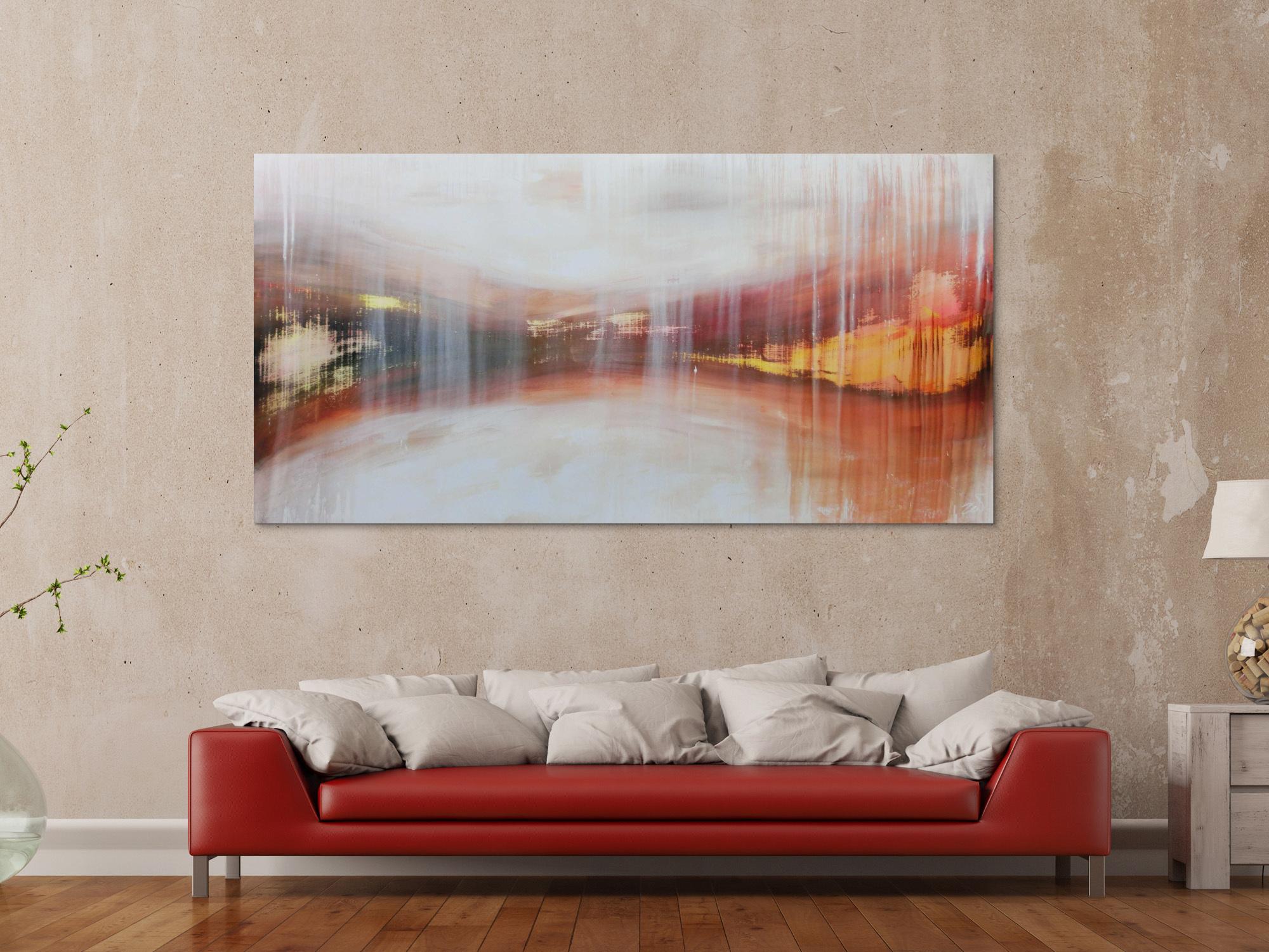 Schlichtes Acrylbild modern und abstrakt