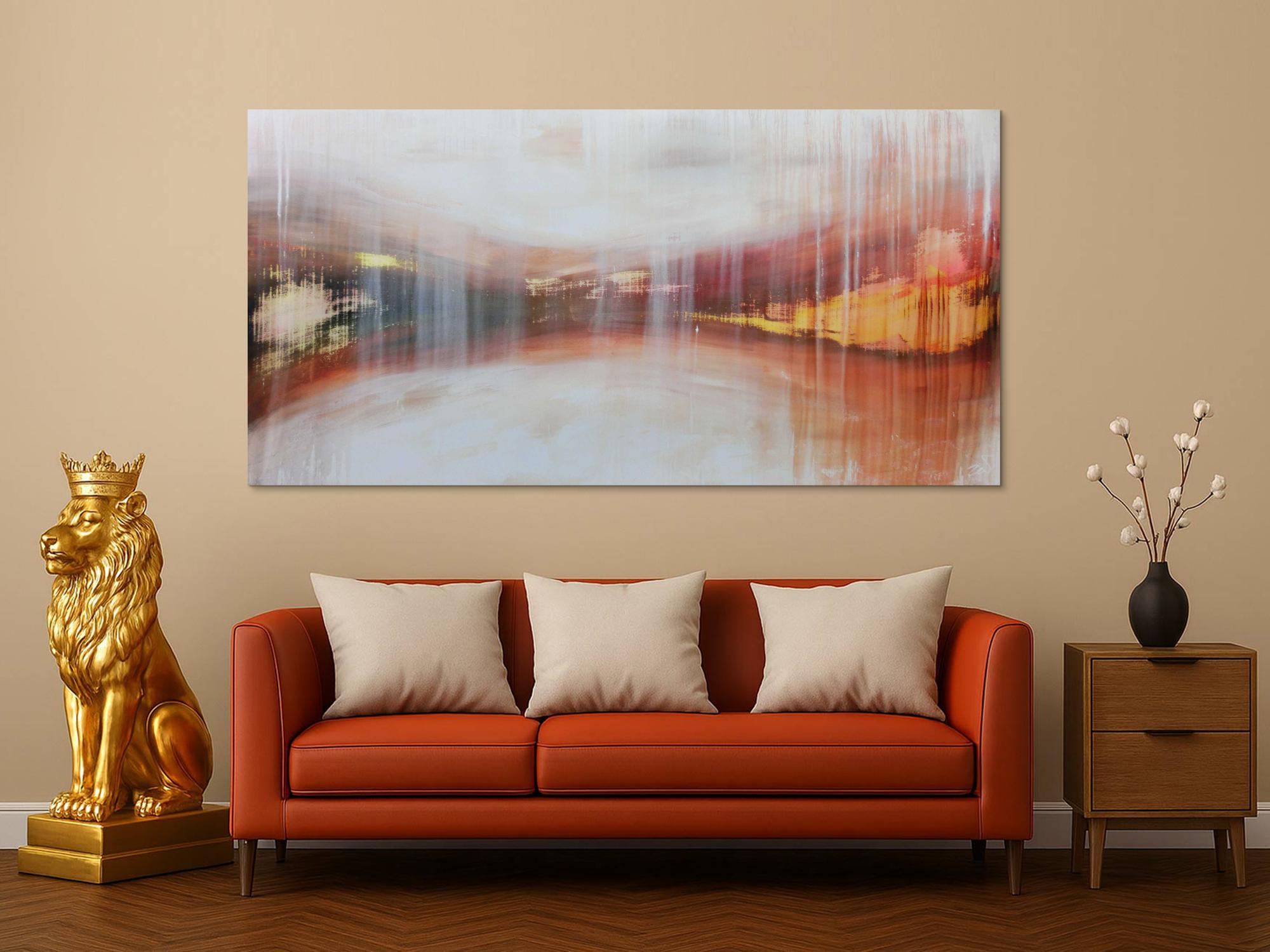 Schlichtes Acrylbild modern und abstrakt