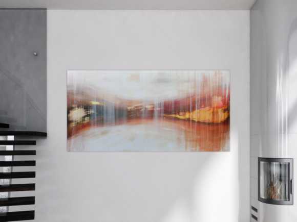 Schlichtes Acrylbild modern und abstrakt