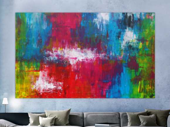 Kunstdruck Ausschnitt erstellen abstraktes Gemälde Nr. 1266