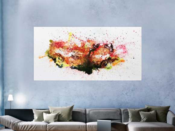 Kunstdruck Ausschnitt erstellen abstraktes Gemälde Nr. 128
