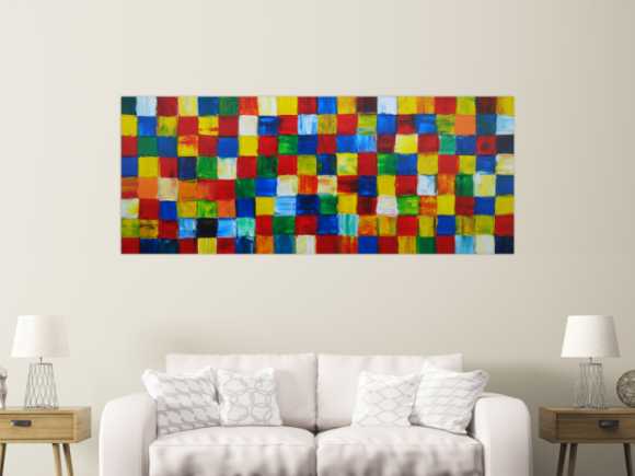 Kunstdruck Ausschnitt erstellen abstraktes Gemälde Nr. 1283