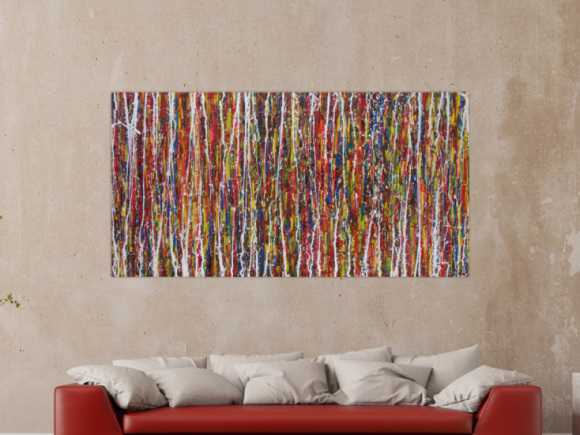 Kunstdruck Ausschnitt erstellen abstraktes Gemälde Nr. 1284