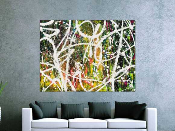 Kunstdruck auf Leinwand abstraktes Gemälde Nr. 1291