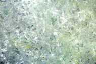 Detailaufnahme Abstraktes Acrylbild oliv grau weiß gelb zeitgenössisch modern