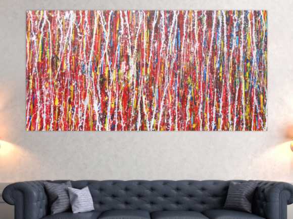 Kunstdruck Ausschnitt erstellen abstraktes Gemälde Nr. 1306