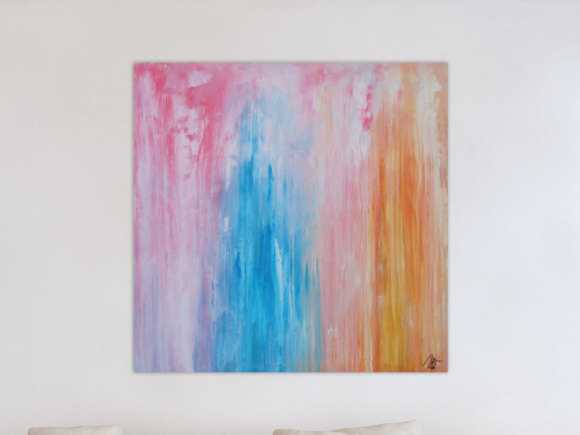 Kunstdruck Ausschnitt erstellen abstraktes Gemälde Nr. 1312