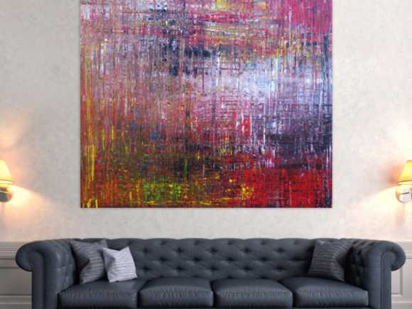 Kunstdruck Ausschnitt erstellen abstraktes Gemälde Nr. 1325