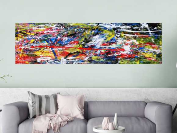Kunstdruck Ausschnitt erstellen abstraktes Gemälde Nr. 133