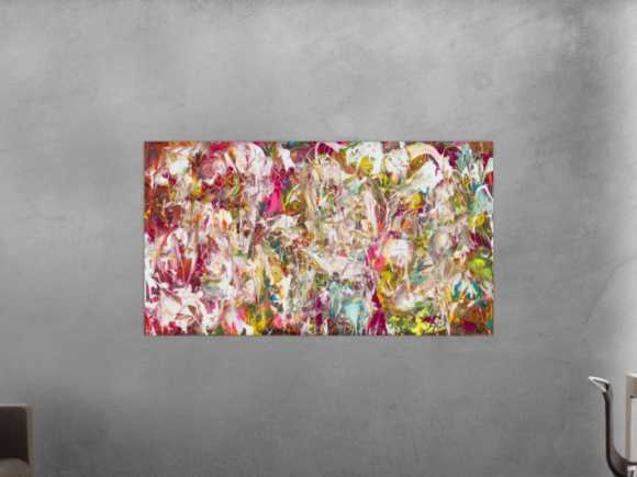 Kunstdruck Ausschnitt erstellen abstraktes Gemälde Nr. 1331
