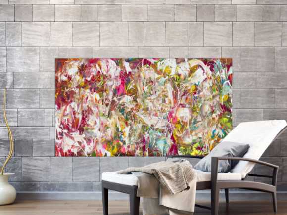 Kunstdruck Ausschnitt erstellen abstraktes Gemälde Nr. 1331