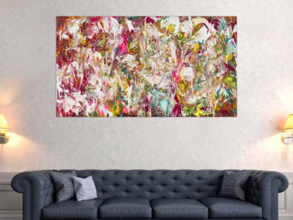 Kunstdruck Ausschnitt erstellen abstraktes Gemälde Nr. 1331