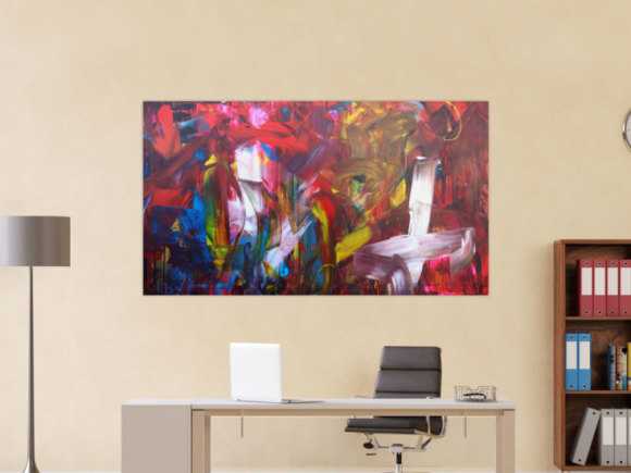 Kunstdruck Ausschnitt erstellen abstraktes Gemälde Nr. 1337