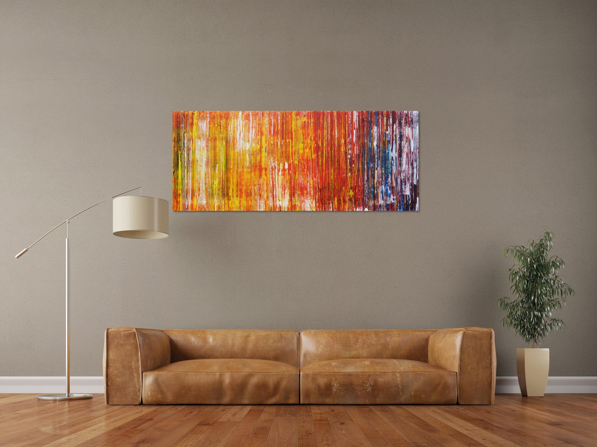 Abstraktes Acrylbild Modern Art zeitgenössisch Spachteltechnik expressionistisch