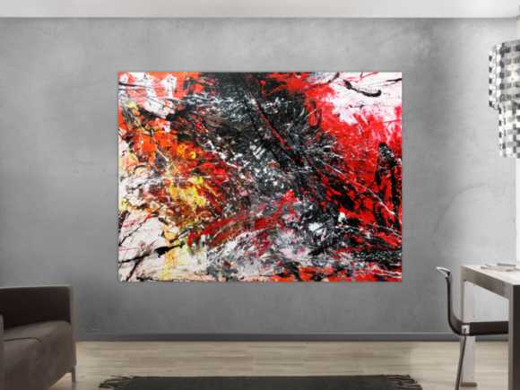 Kunstdruck Ausschnitt erstellen abstraktes Gemälde Nr. 134