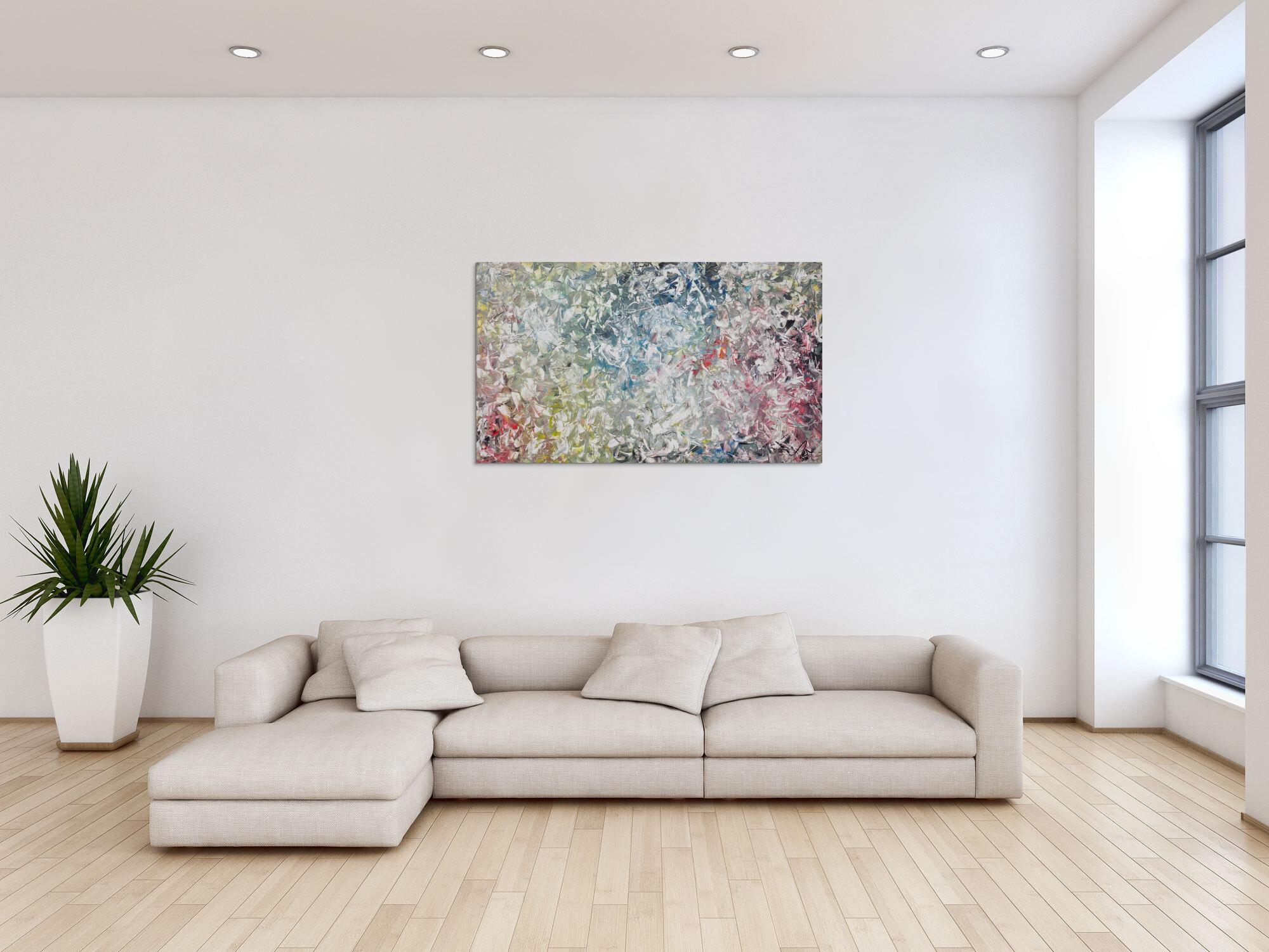 Abstraktes Acrylbild expressionistisch modern Art handgemaltes Gemälde