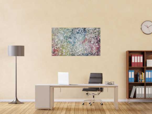 Abstraktes Acrylbild expressionistisch modern Art handgemaltes Gemälde