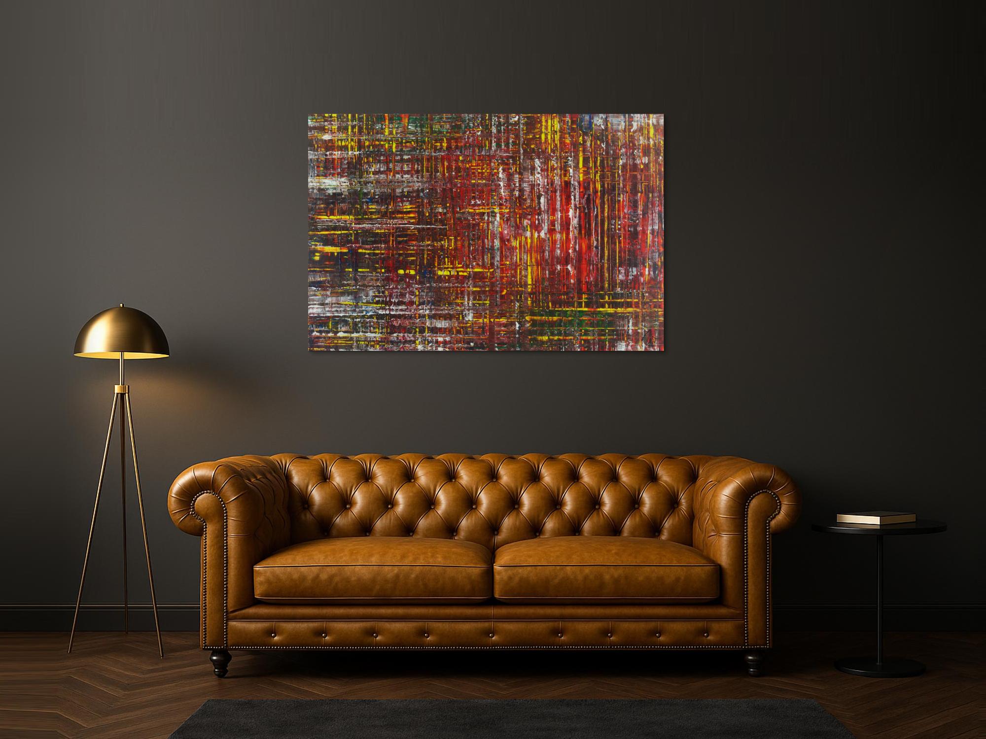 Abstraktes Gemälde Acrylbild Modern Art Spachteltechnik zeitgenössisch