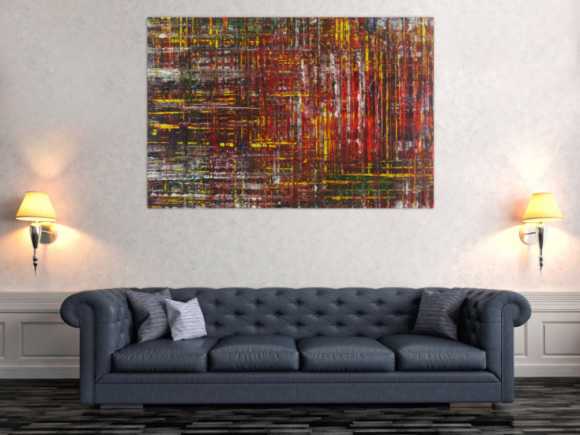 Abstraktes Gemälde Acrylbild Modern Art Spachteltechnik zeitgenössisch