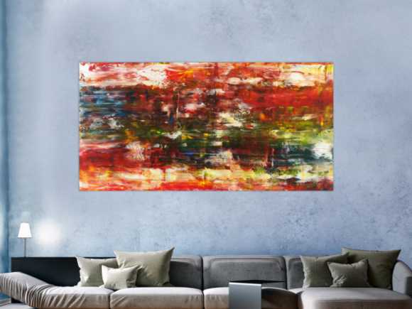 Kunstdruck Ausschnitt erstellen abstraktes Gemälde Nr. 1365