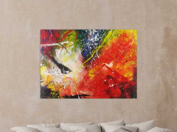 Kunstdruck Ausschnitt erstellen abstraktes Gemälde Nr. 1377