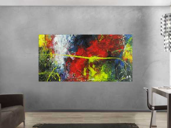 Kunstdruck Ausschnitt erstellen abstraktes Gemälde Nr. 1385