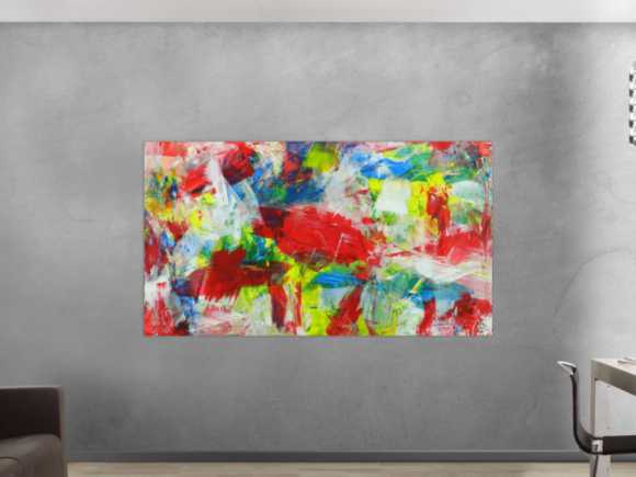Kunstdruck Ausschnitt erstellen abstraktes Gemälde Nr. 1390