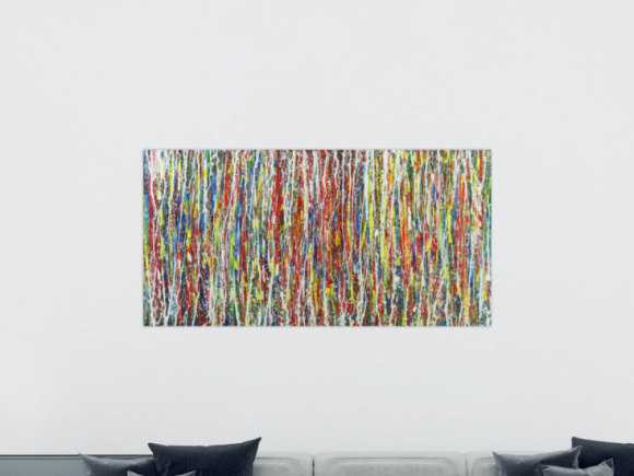 Kunstdruck Ausschnitt erstellen abstraktes Gemälde Nr. 1396