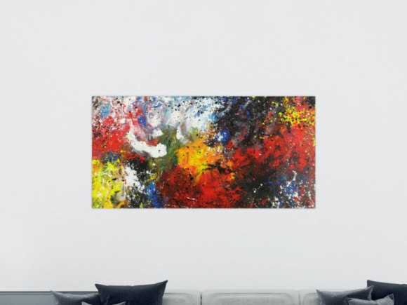 Kunstdruck Ausschnitt erstellen abstraktes Gemälde Nr. 1398