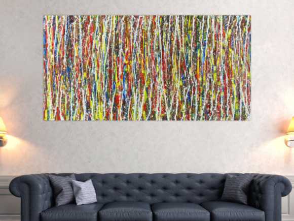 Kunstdruck Ausschnitt erstellen abstraktes Gemälde Nr. 1419