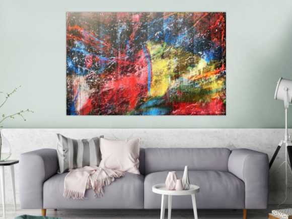 Kunstdruck Ausschnitt erstellen abstraktes Gemälde Nr. 143