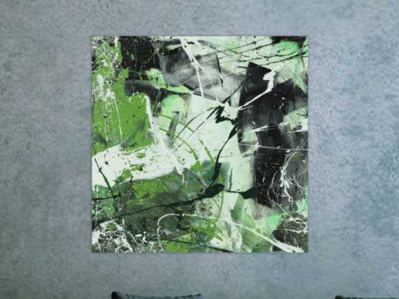 Kunstdruck Ausschnitt erstellen abstraktes Gemälde Nr. 1443