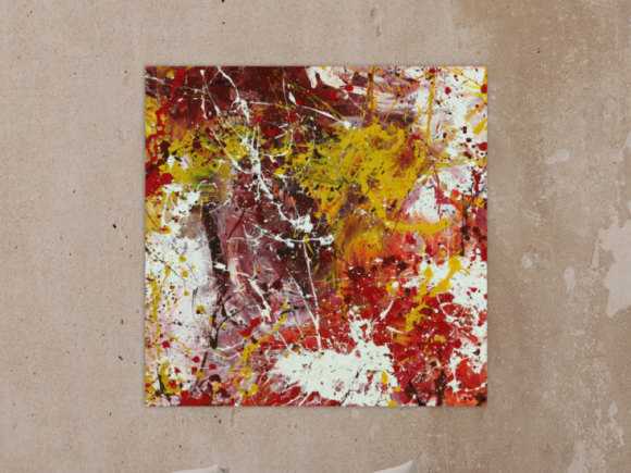 Kunstdruck Ausschnitt erstellen abstraktes Gemälde Nr. 1451