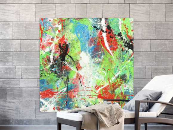 Kunstdruck Ausschnitt erstellen abstraktes Gemälde Nr. 1457