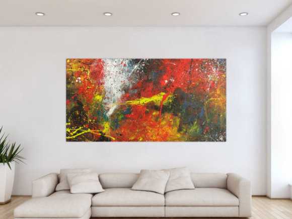 Kunstdruck Ausschnitt erstellen abstraktes Gemälde Nr. 1459