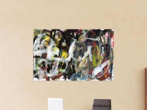 Kunstdruck auf Leinwand abstraktes Gemälde Nr. 1478
