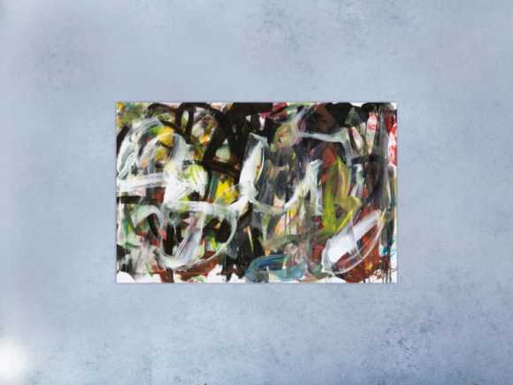 Kunstdruck Ausschnitt erstellen abstraktes Gemälde Nr. 1478