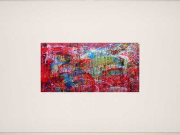 Acrylbild abstrakt bunt modern