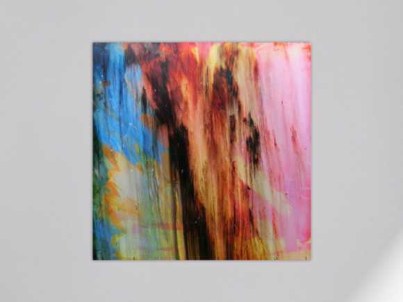 Acrylbild abstrakt modern quadratisch