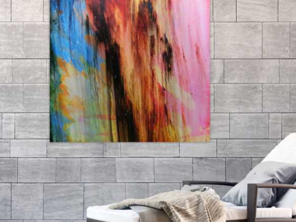 Kunstdruck Ausschnitt erstellen abstraktes Gemälde Nr. 149
