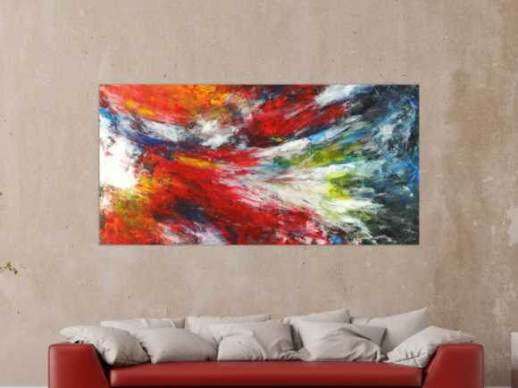 Kunstdruck Ausschnitt erstellen abstraktes Gemälde Nr. 1497