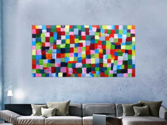 Kunstdruck Ausschnitt erstellen abstraktes Gemälde Nr. 150