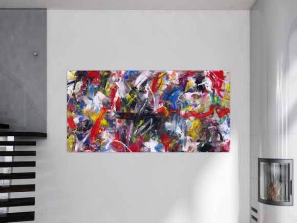 Kunstdruck Ausschnitt erstellen abstraktes Gemälde Nr. 1502