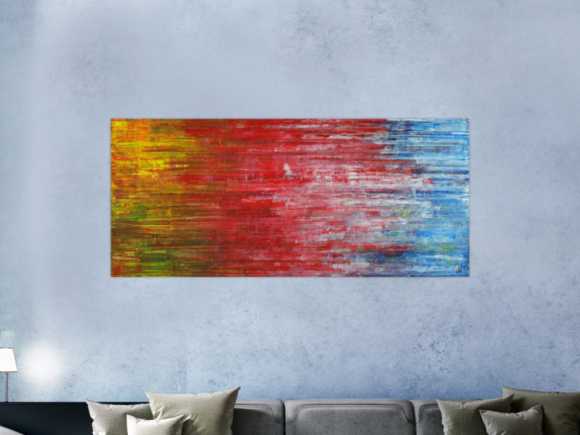 Kunstdruck Ausschnitt erstellen abstraktes Gemälde Nr. 1507
