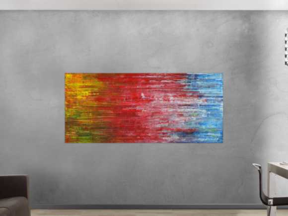 Kunstdruck Ausschnitt erstellen abstraktes Gemälde Nr. 1507