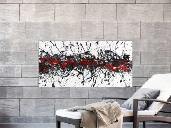 Kunstdruck Ausschnitt erstellen abstraktes Gemälde Nr. 1508