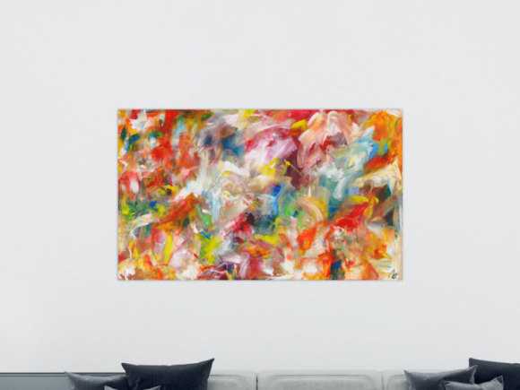 Kunstdruck Ausschnitt erstellen abstraktes Gemälde Nr. 1520
