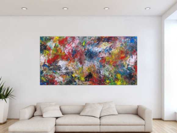 Kunstdruck Ausschnitt erstellen abstraktes Gemälde Nr. 1522